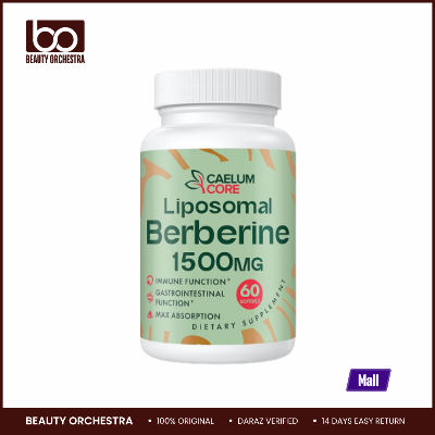 Picture of Caelum Core Liposomal Berberine HCL - Berberine 1500mg High Bioavailability Berberines Supplement for Women and Men - 60 Softgels
