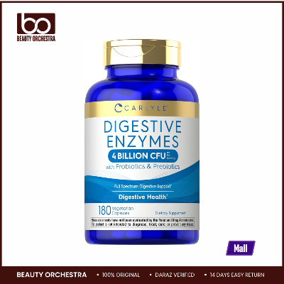Picture of Carlyle Digestive Enzymes with Probiotics & Prebiotics 180 Capsules