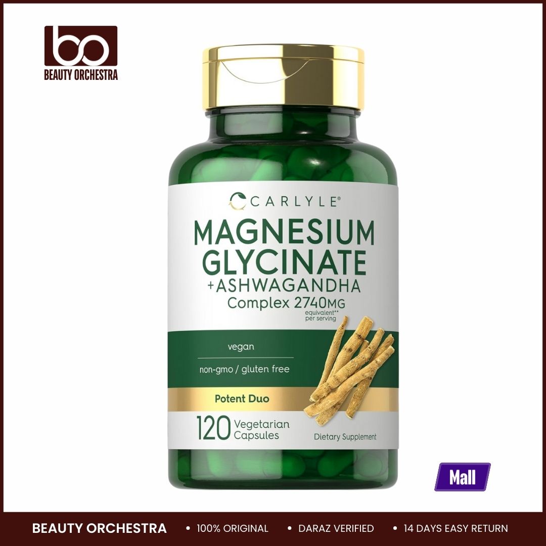 Picture of Carlyle Magnesium Glycinate 2,740mg Complex 120 Vegetarian Capsules