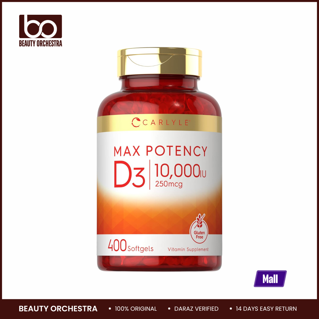 Picture of Carlyle Vitamin D 10000IU 400 Softgels Max Potency
