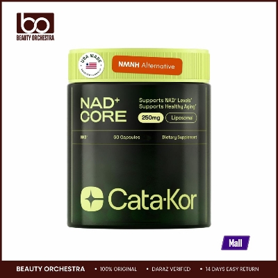 Picture of Cata-Kor NAD CORE Liposomal 250mg High Purity NAD Supplement for Anti-Aging Energy - 60 Capsules