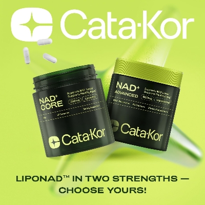 Picture of Cata-Kor NAD CORE Liposomal 250mg High Purity NAD Supplement for Anti-Aging Energy - 60 Capsules