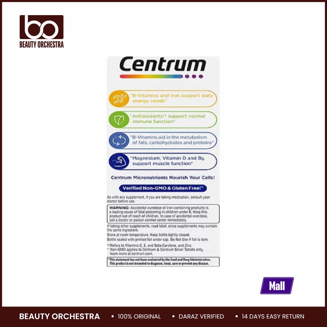 Picture of Centrum men Multivitamin/Multimineral Supplement - 65 Tablets