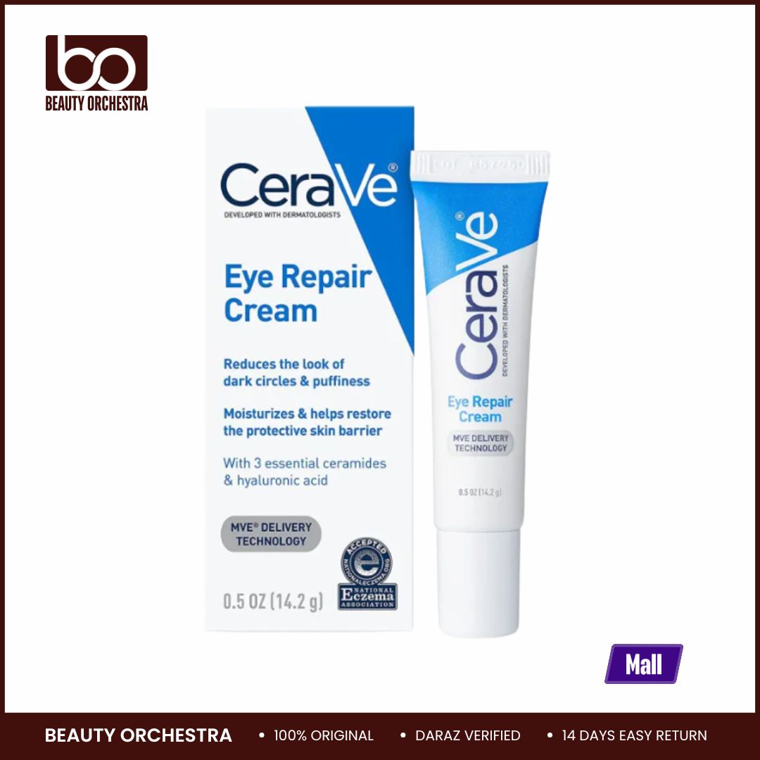 Picture of CeraVe Eye Repair Under Eye Cream for Dark Circles and Puffiness-14.2 g (USA)