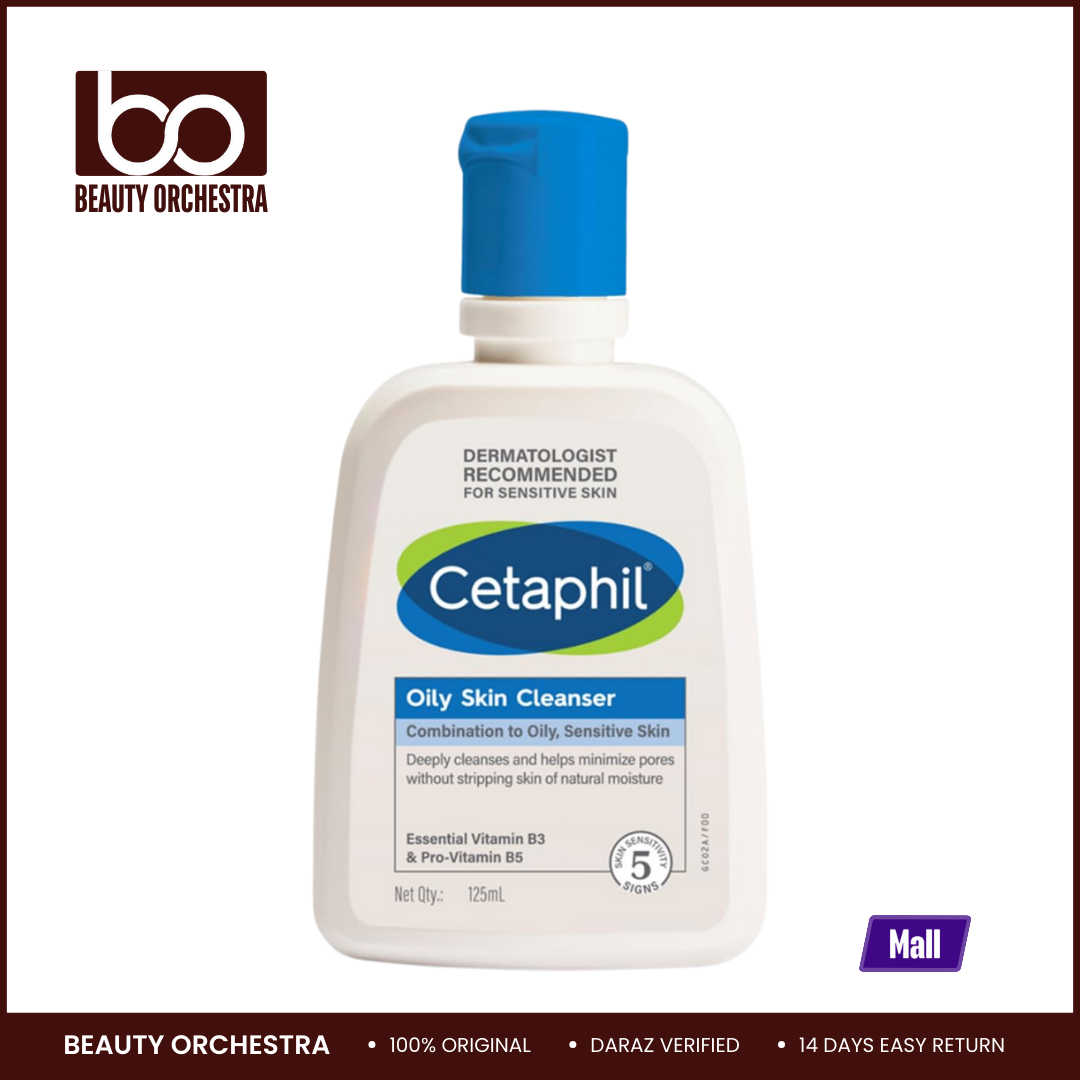 Picture of Cetaphil Oily Skin Cleanser 125 Ml Non-Lathering Oil Control Facial Wash for Combination Dry Skin