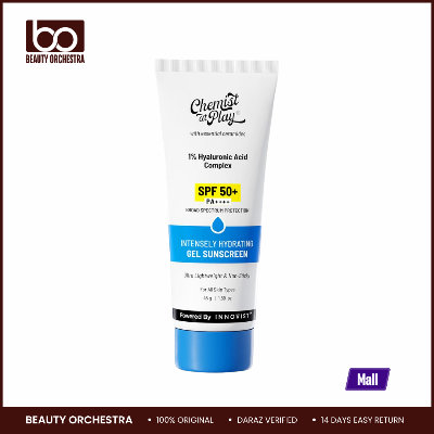 Picture of Chemist at Play Intensely Hydrating Gel Sunscreen SPF 50+ PA++++ With Hyaluronic Acid & Ceramides for Normal, Dry, Oily, Combination skin types 45gm