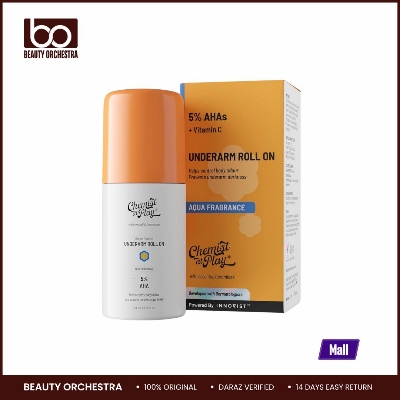 Picture of Chemist at Play UnderArm Roll-On with 5% Lactic Acid 1% Mandelic Acid Long Lasting Aqua Fragrance - 40 ml