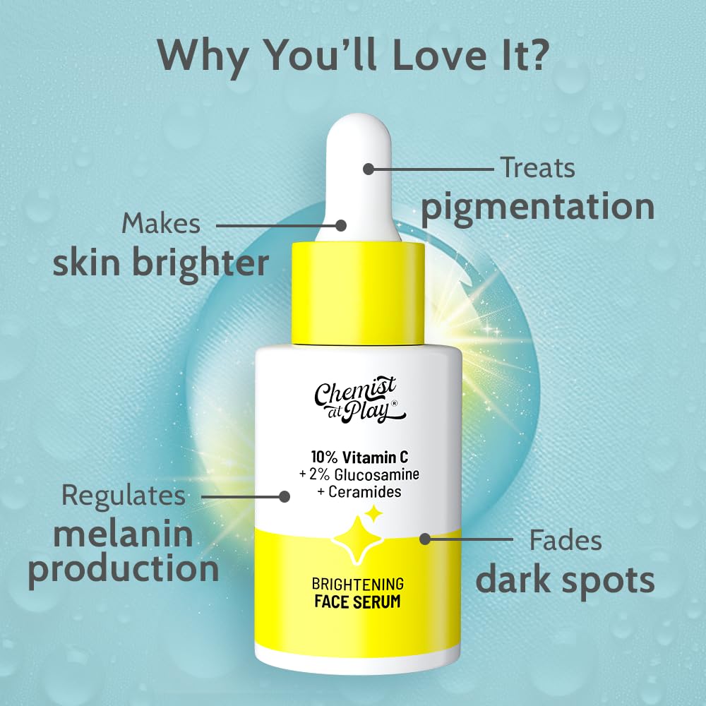 Picture of Chemist At Play Vitamin C Face Serum Lightweight Daily Serum for Skin Care Routine 30ml