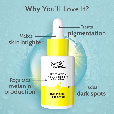 Picture of Chemist At Play Vitamin C Face Serum Lightweight Daily Serum for Skin Care Routine 30ml