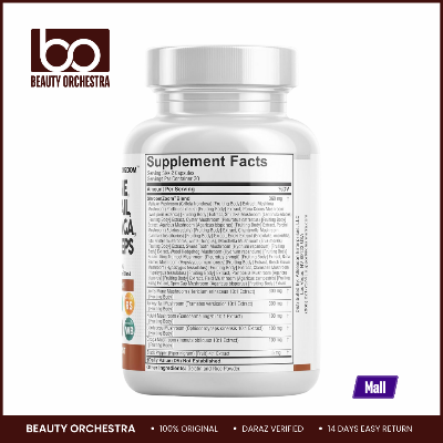 Picture of Clean Nutraceuticals Lions Mane 3000mg 20in1 Mushroom Supplement with Turkey Tail 2000mg Reishi 1000mg Cordyceps Chaga 1000mg Maitake Meshima Poria Cocos Shiitake Oyster Porcini Enoki 60 Count