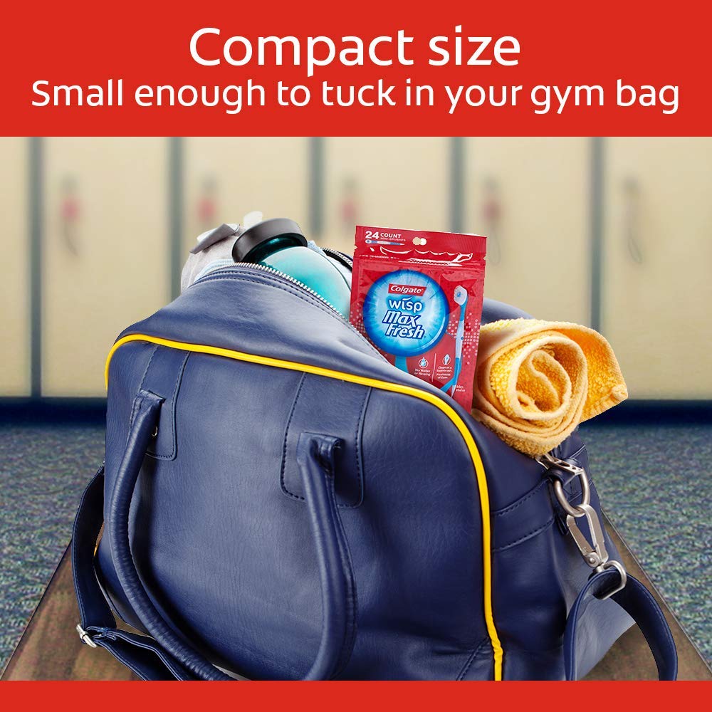 Picture of Colgate Max Fresh Wisp Disposable Mini Toothbrush Peppermint 24 Count