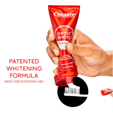 Picture of Colgate Optic White Renewal High Impact White Toothpaste, 3.0 oz/85 g (USA)