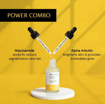 Picture of Deconstruct Brightening Niacinamide Serum - 10% Niacinamide + 0.3% Alpha Arbutin - 30 ml
