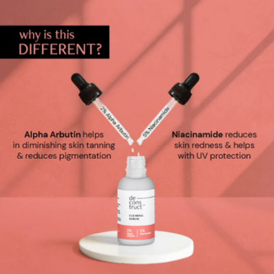 Picture of Deconstruct Clearing Serum 5Percent Niacinamide plus 2% Alpha Arbutin 30 ml