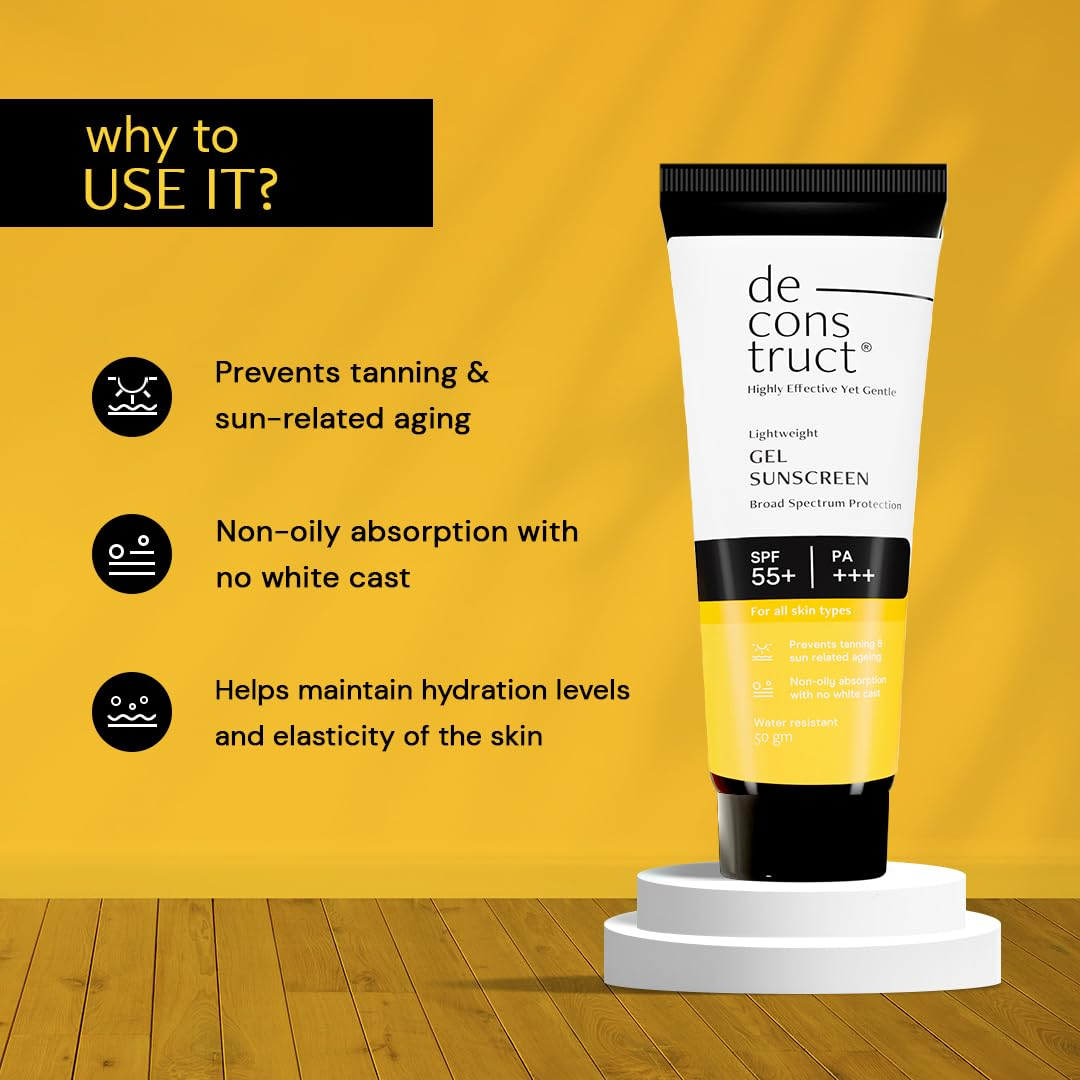 Picture of Deconstruct Lightweight Gel Sunscreen SPF 55+ - 50g