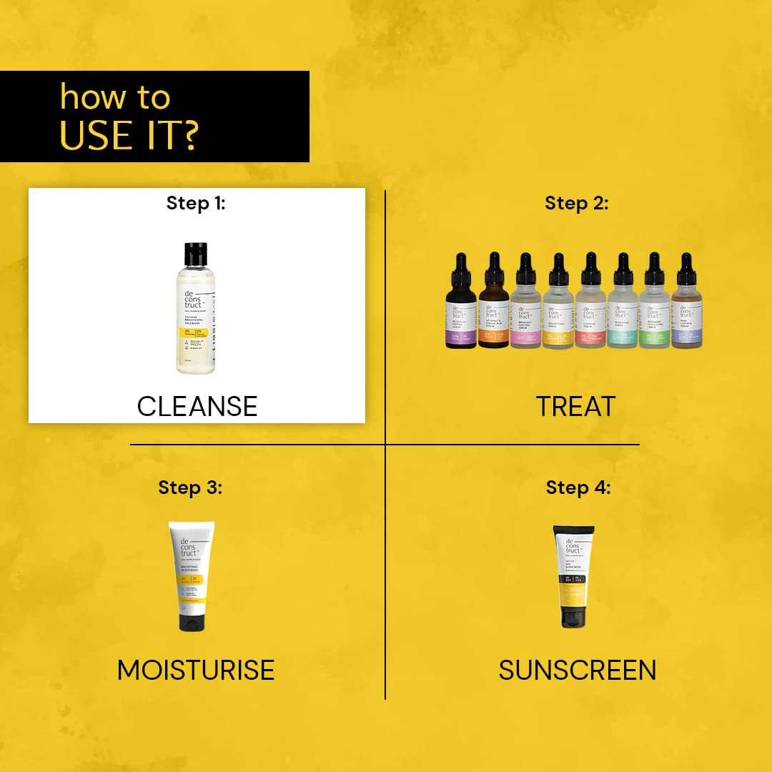 Picture of Deconstruct Niacinamide Brightening Face Wash - 100ml