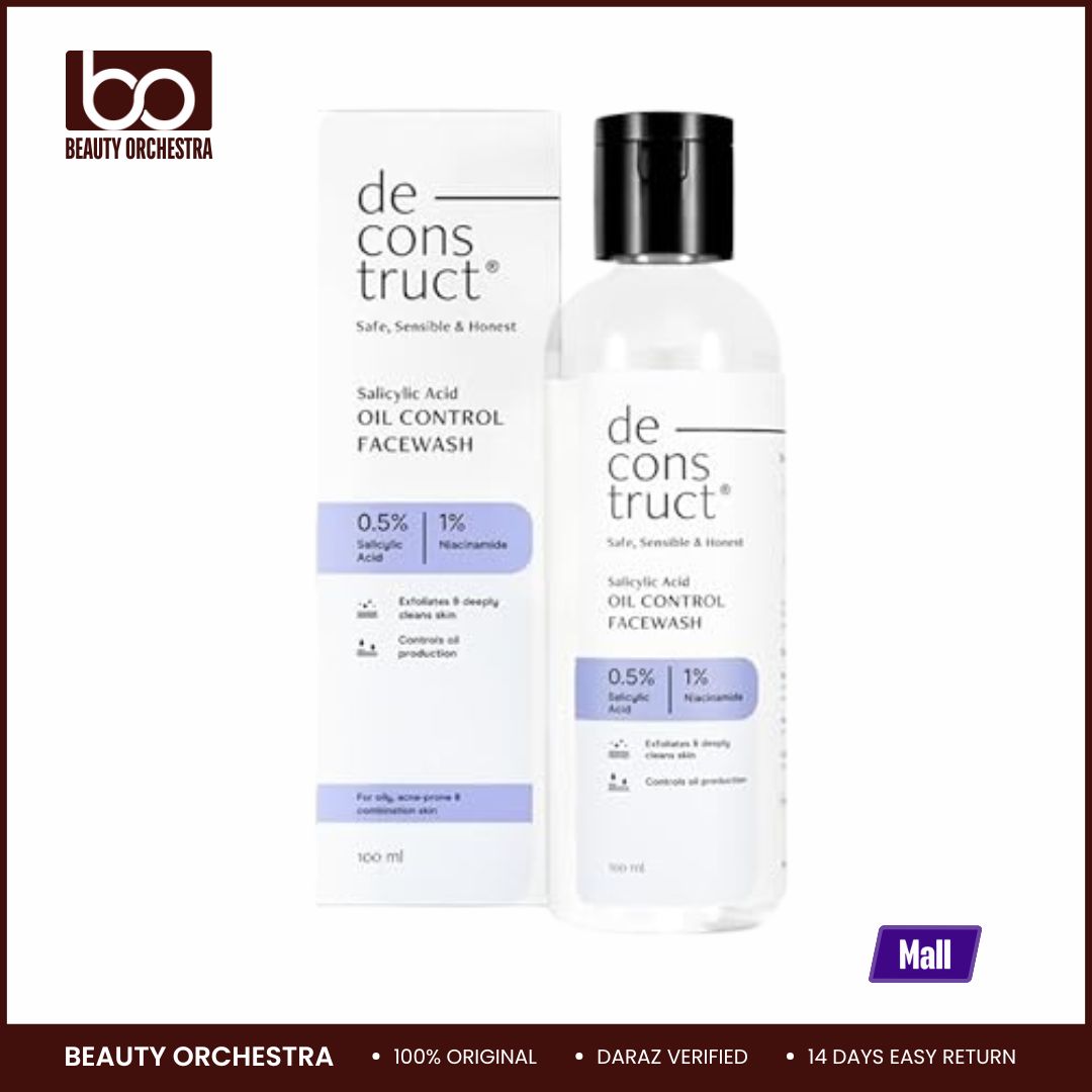 Picture of Deconstruct Oil Control Face Wash 0.5% Salicylic Acid + 1% - 100ml