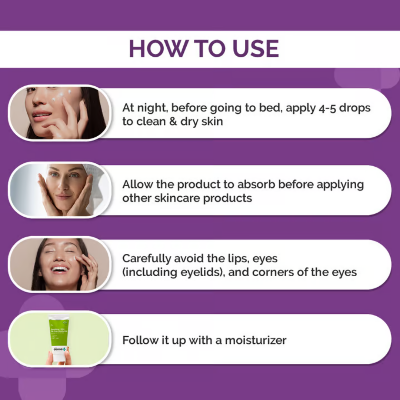 Picture of Derma Co Retinol Serum 0.3% Strength 30 Ml Bottles Anti-Aging Skin Care Vitamin a Oil for Wrinkle Reduction And Fine Line Prevention