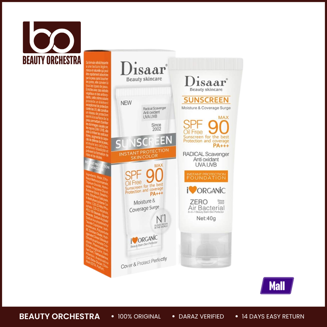 Picture of Disaar Instant UVA/UVB Protection Sunscreen SPF 90 PA+++ - 40g