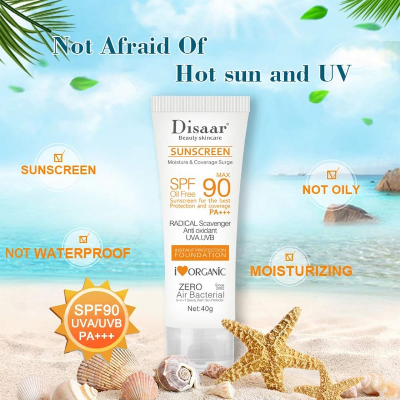 Picture of Disaar Instant UVA/UVB Protection Sunscreen SPF 90 PA+++ - 40g