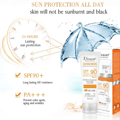 Picture of Disaar Instant UVA/UVB Protection Sunscreen SPF 90 PA+++ - 40g