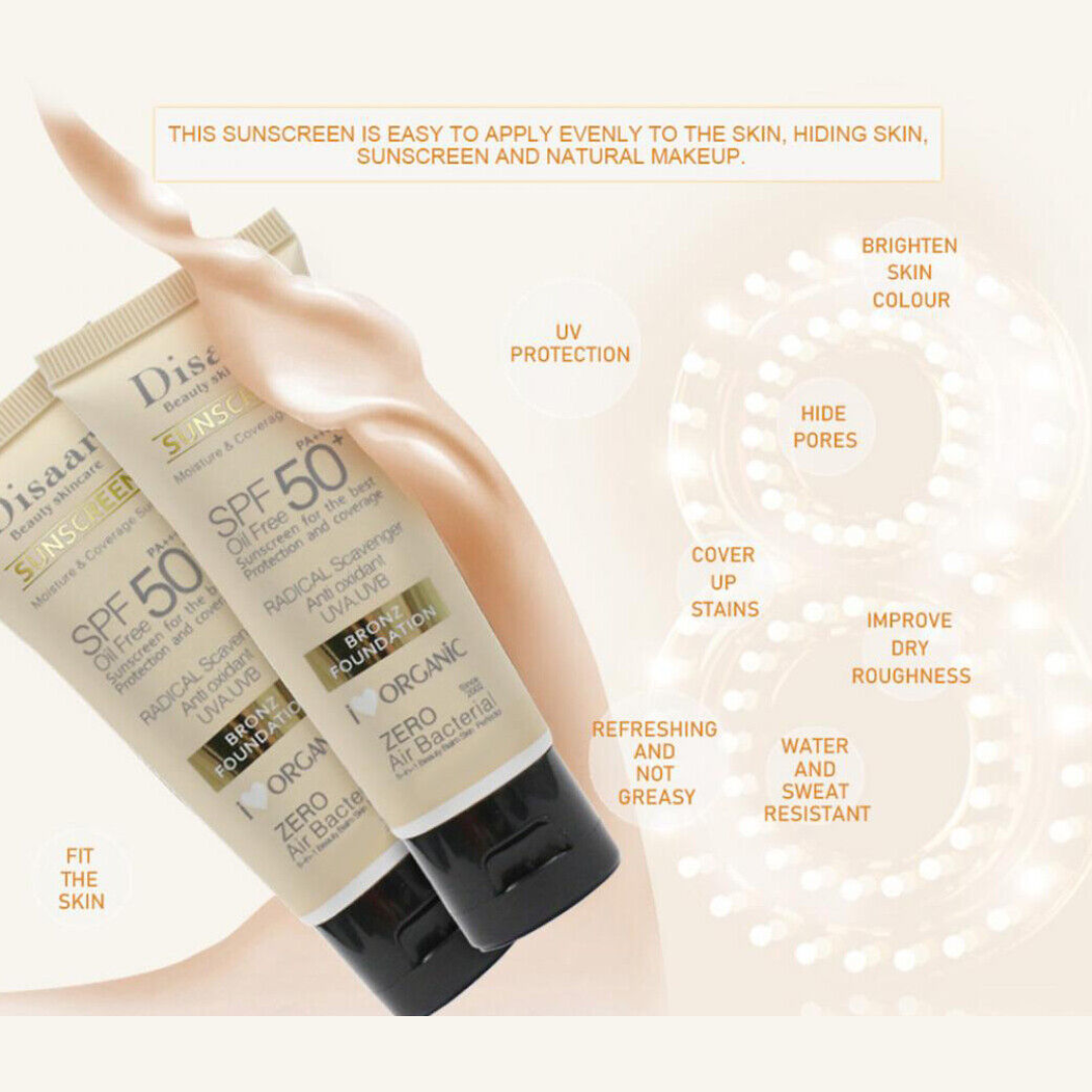 Picture of DISAAR Sunscreen Bronz Foundation SPF 50+ PA+++ - 40g