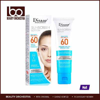 Picture of Disaar Sunscreen Lotion Max Sun SPF 60 Pa+++ - 50ml