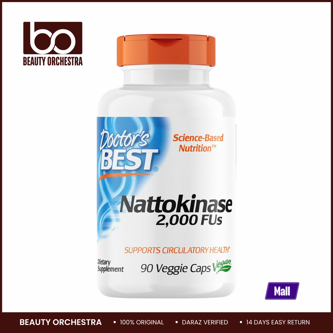 Picture of Doctor’s Best Nattokinase 2000 FU - 90 Veggie Caps