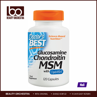 Picture of Doctor's Best Glucosamine Chondroitin MSM - 120 Capsules