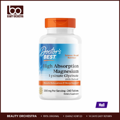 Picture of Doctor's Best High Absorption Magnesium Glycinate - 240 Tablets
