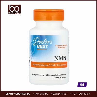 Picture of Doctor's Best NMN 400 mg, 60 Delayed Release Capsules (200 mg Per Capsule)