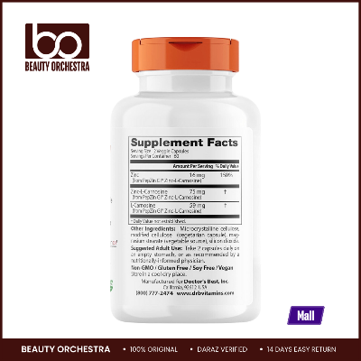 Picture of Doctor's Best PepZin GI - 120 Veggie Caps