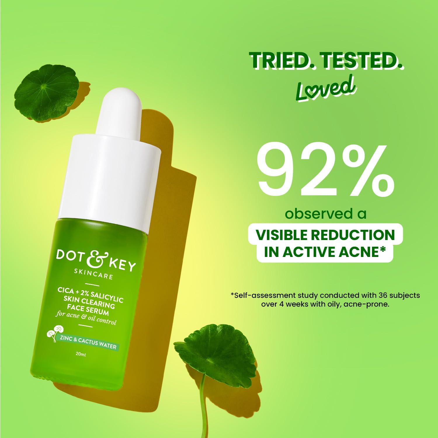 Picture of Dot & Key 2% Salicylic Acid + Cica (Centella) Anti Acne Serum with Zinc Salicylic for Acne and Dark Spots 30 ml