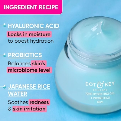 Picture of Dot & Key 72HR Hydrating Lightweight Gel Moisturizer - 60ml
