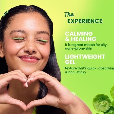 Picture of Dot & Key CICA Calming Skin Renewing Night Gel For Oily, Acne Prone And Sensitive Skin Night Cream with Niacinamide Green Tea & Hyaluronic 25ml