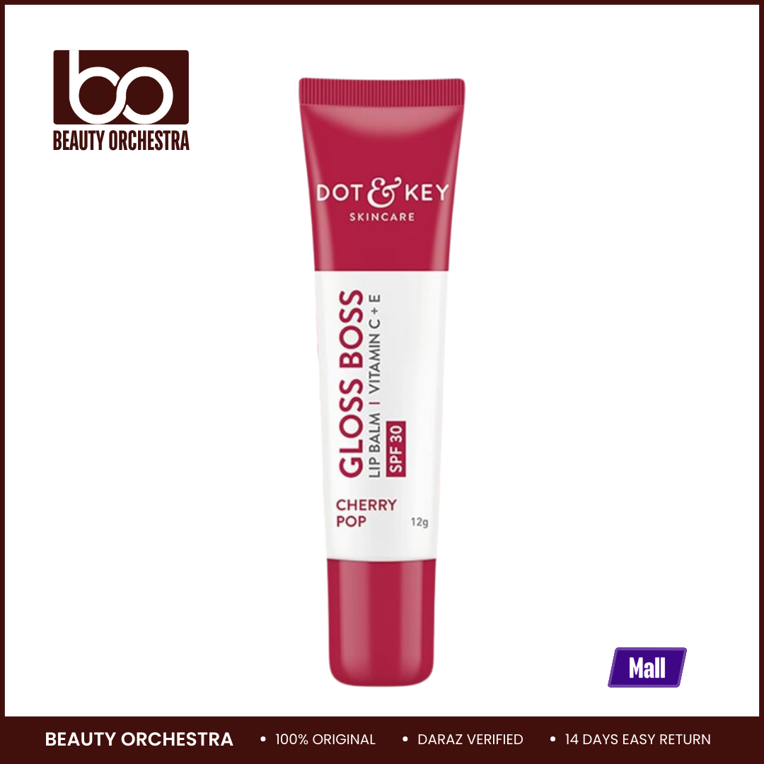 Picture of Dot & Key Gloss Boss Lip Balm Vitamin C + E (Cherry Pop) – 12g