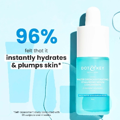 Picture of Dot & Key Hydrating Hyaluronic Acid Serum with Vitamin C + E For Plump Glowing Skin 30ml