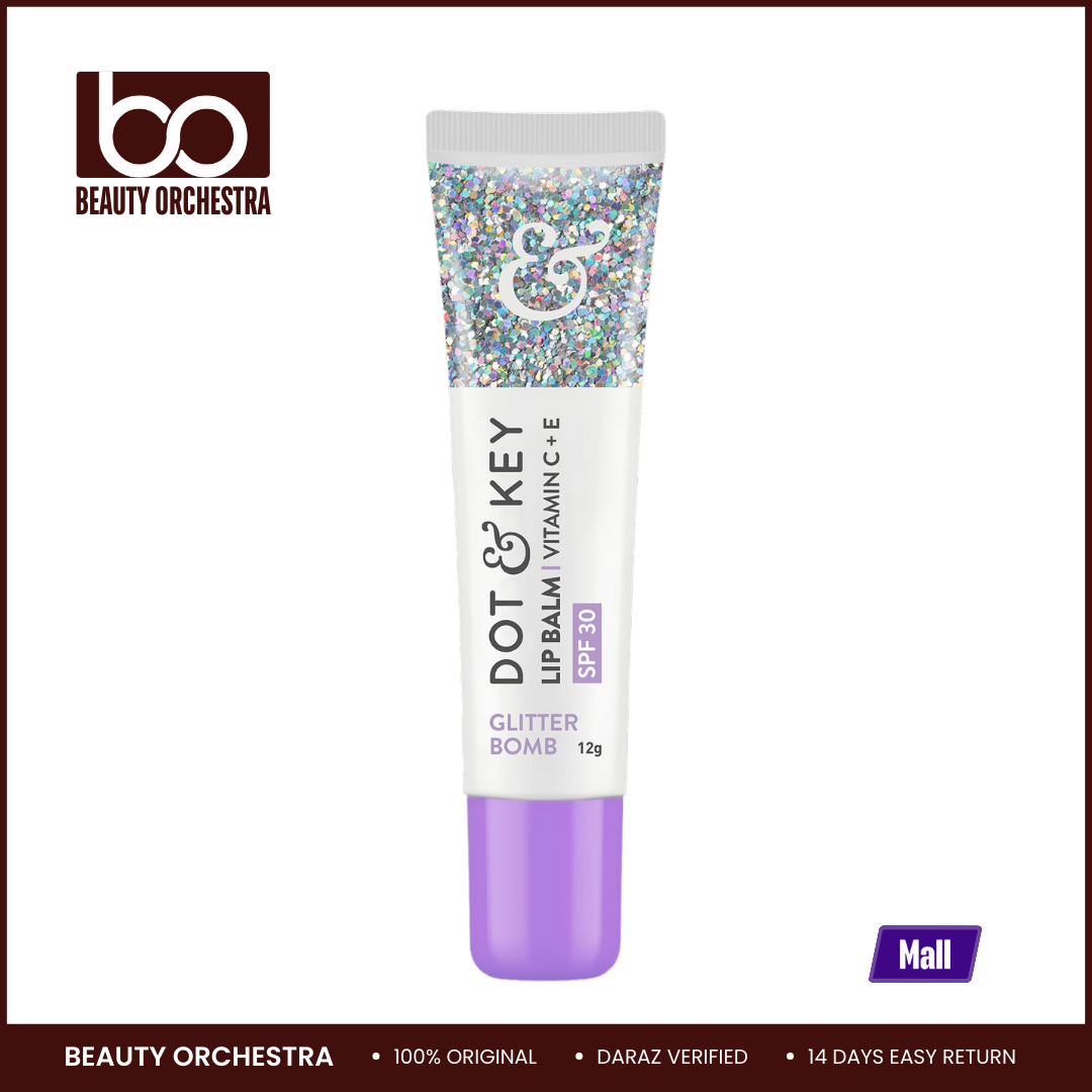 Picture of Dot & Key Lip Balm Vitamin C + E (Glitter Bomb) – 12g
