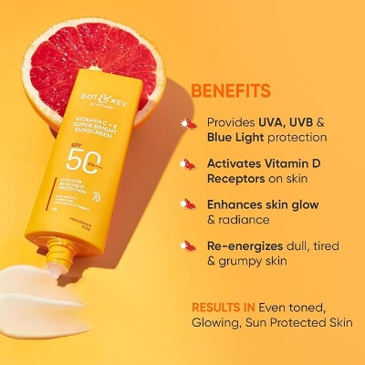 Picture of Dot & Key Vitamin C + E Sunscreen SPF 50+ PA++++ - 50g