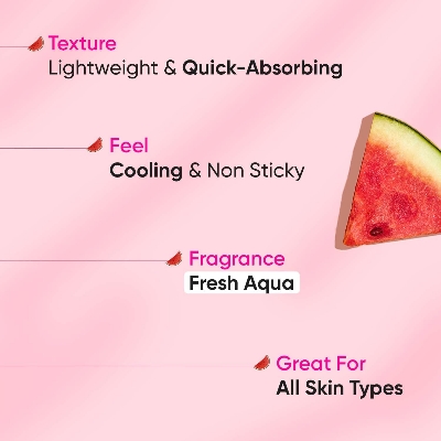 Picture of Dot & Key Watermelon Cooling Underarm Roll-on Odour & Sweat Controls 4% AHA + BHA Fresh Aqua Fragrance Gently Exfoliates & Smooths Skin for Men & Women 50ml