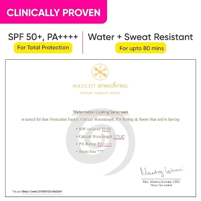 Picture of Dot & Key Watermelon Hyaluronic Cooling Sunscreen SPF 50 PA+++ - 50g