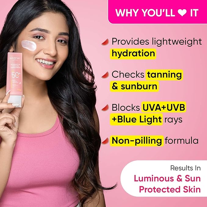 Picture of Dot & Key Watermelon Hyaluronic Cooling Sunscreen SPF 50 PA+++ - 50g