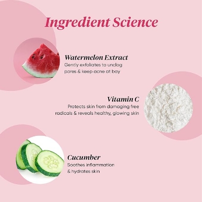 Picture of Dot & Key Watermelon Super Glow Gel Face Wash - 100g