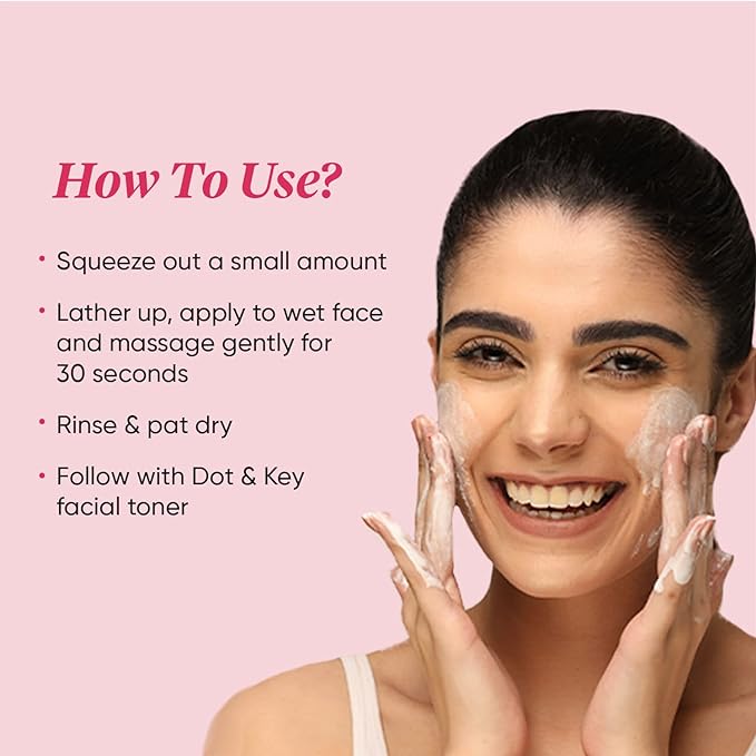 Picture of Dot & Key Watermelon Super Glow Gel Face Wash - 100g