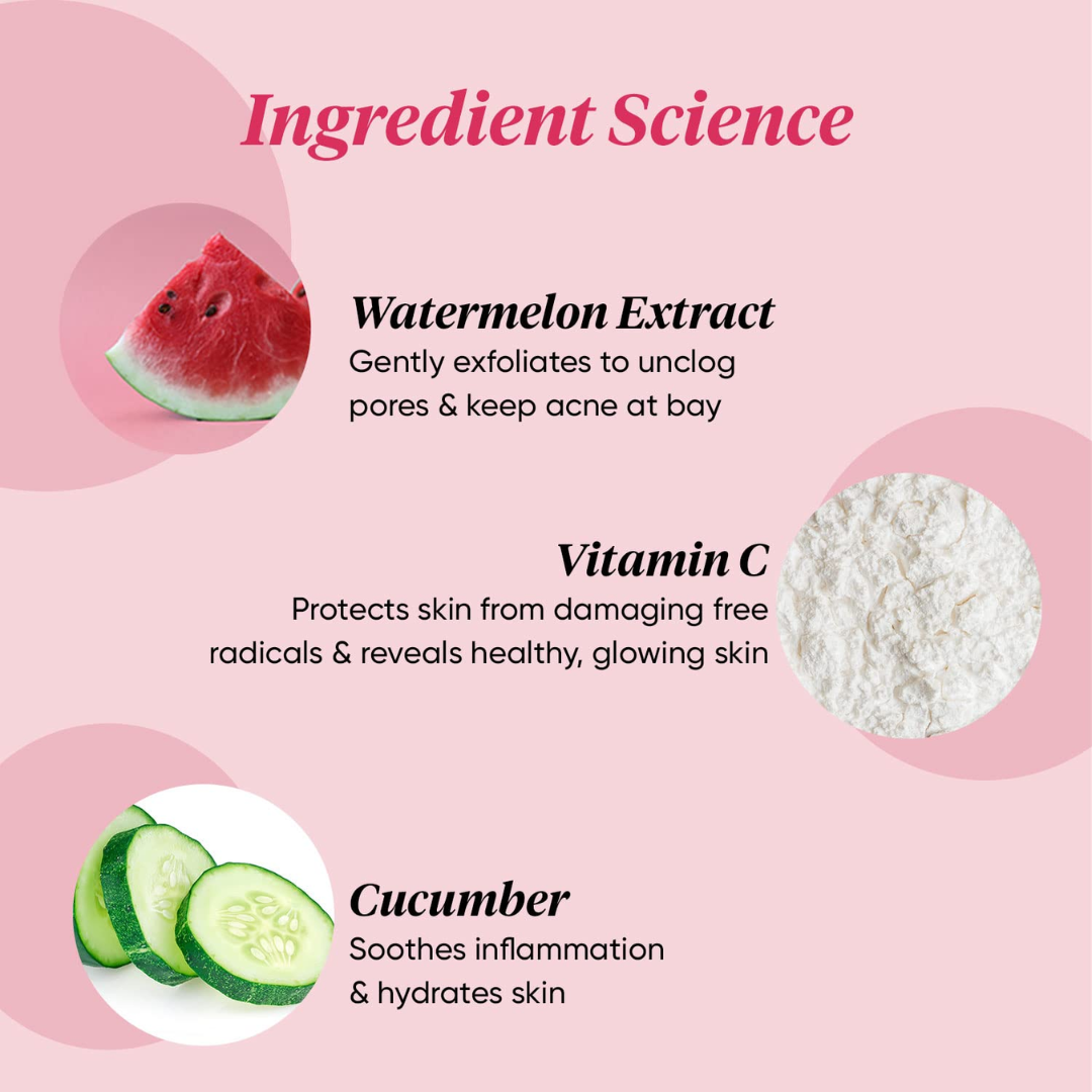 Picture of Dot & Key Watermelon Super Glow Gel Face Wash - 15ml