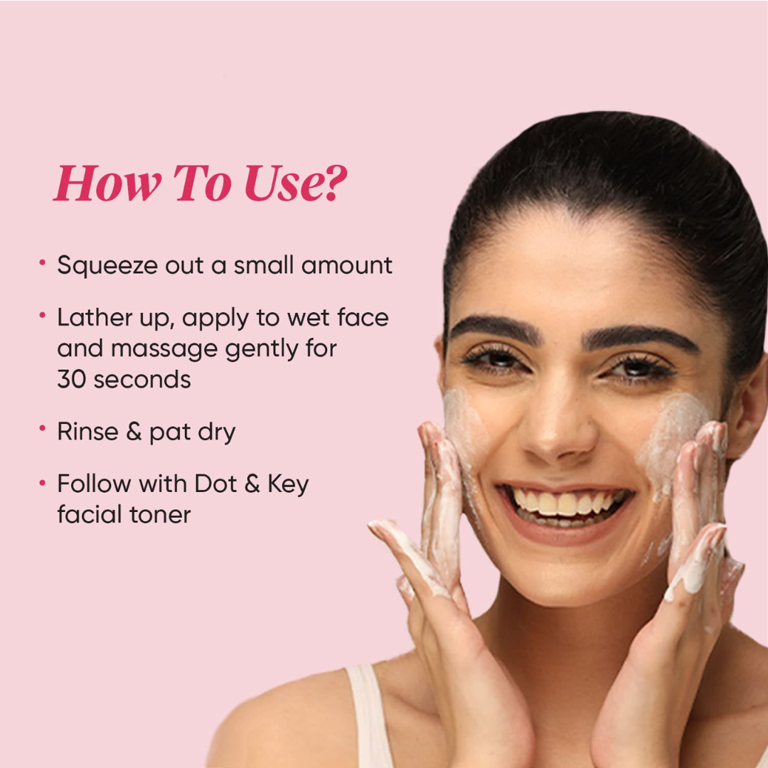 Picture of Dot & Key Watermelon Super Glow Gel Face Wash - 15ml