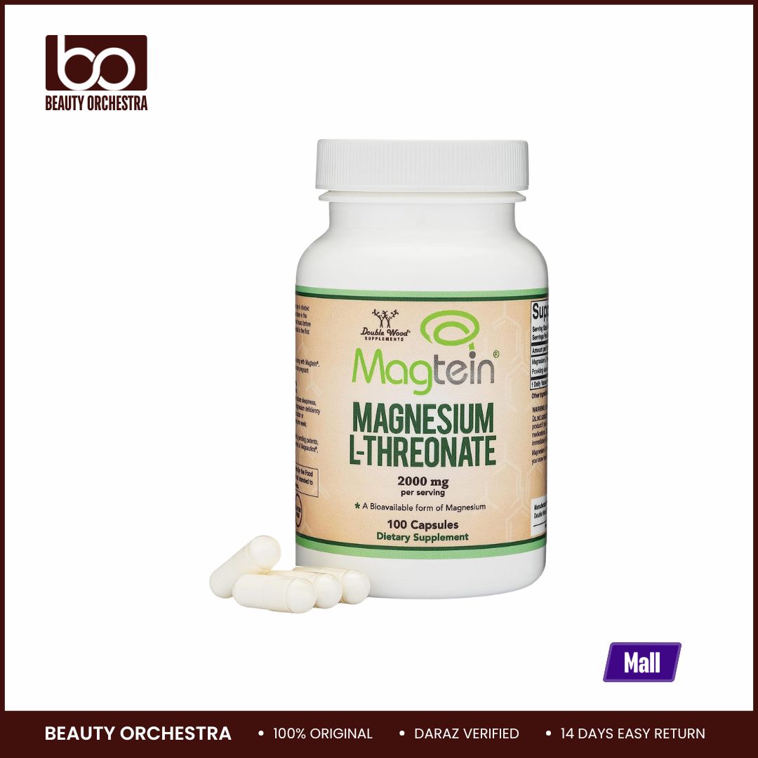 Picture of Double Wood Magtein™ Magnesium L Threonate 2,000 mg – 100 Capsules