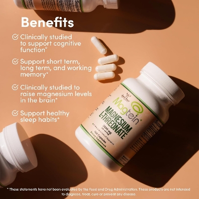 Picture of Double Wood Magtein™ Magnesium L Threonate 2,000 mg – 100 Capsules