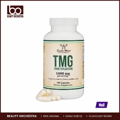 Picture of Double Wood TMG Trimethylglycine Supplement 1,000mg Per Serving 180 Capsules