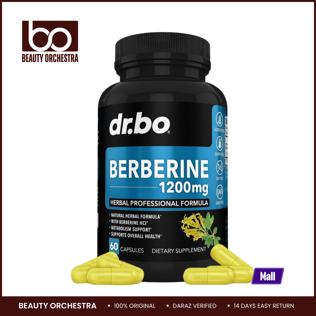 Picture of DR BO Berberine 1200mg - 60 Capsules